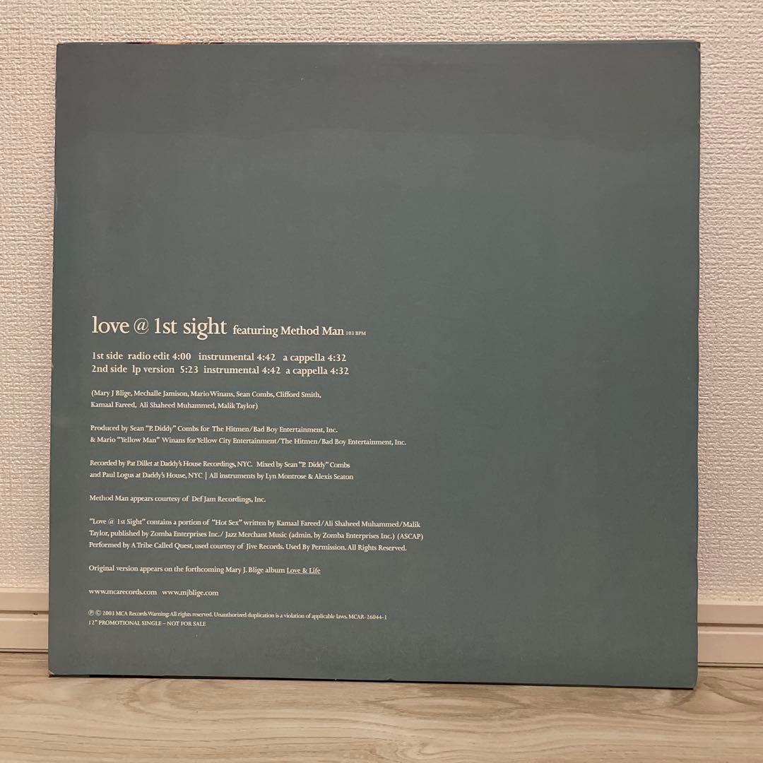 Mary J. Blige Love @ 1st Sight Vinyl Record, Hip Hop, Used, Unique Press | Japansoundstore