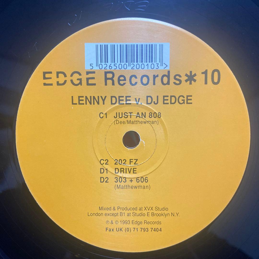 Lenny Dee v. DJ Edge - 1993 Acid Techno 2x12" Vinyl LP - Edge Records 10