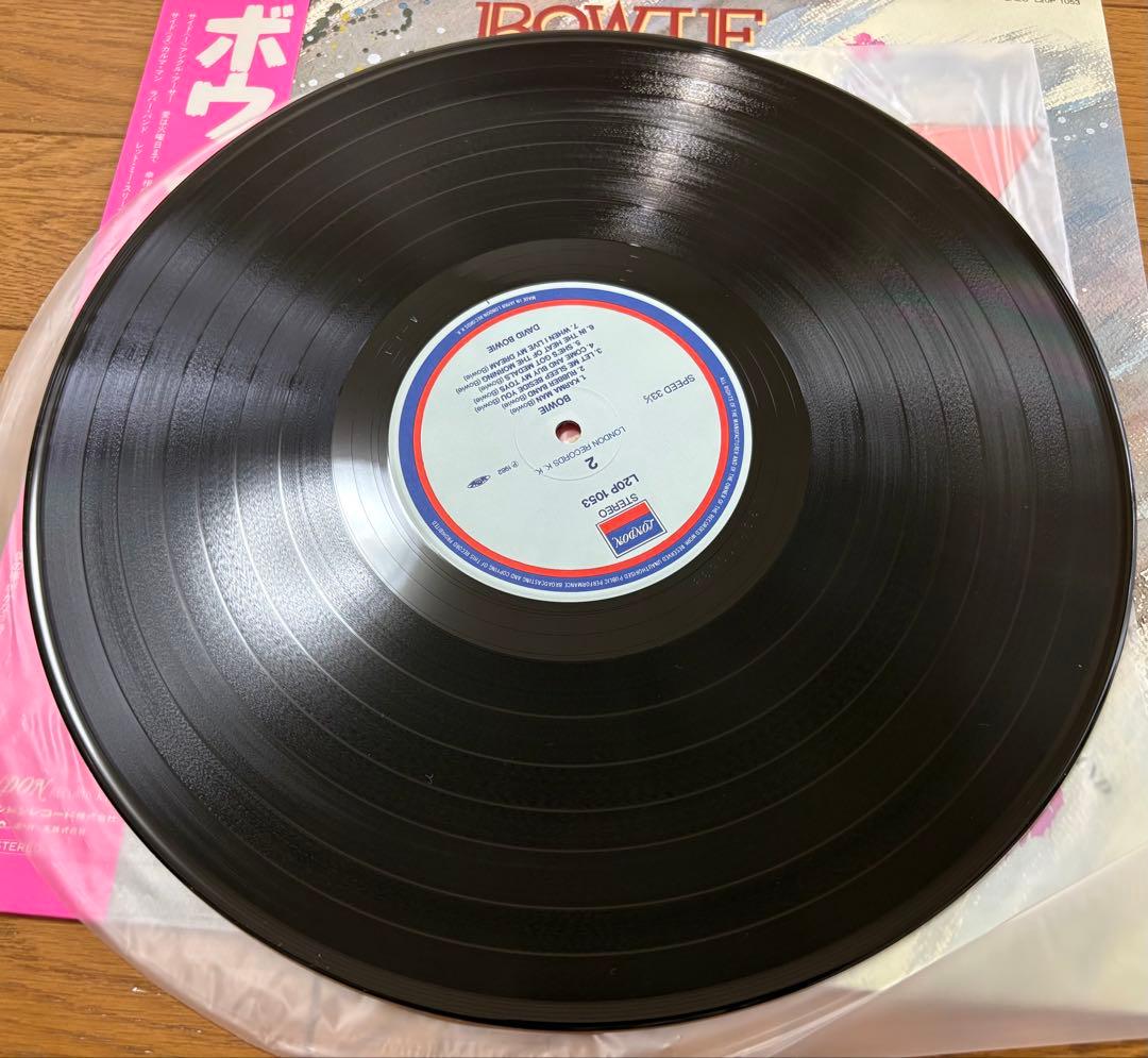 David Bowie Vinyl LP Self-Titled 1982 Japan Pressing w/ Obi & Lyric Insert