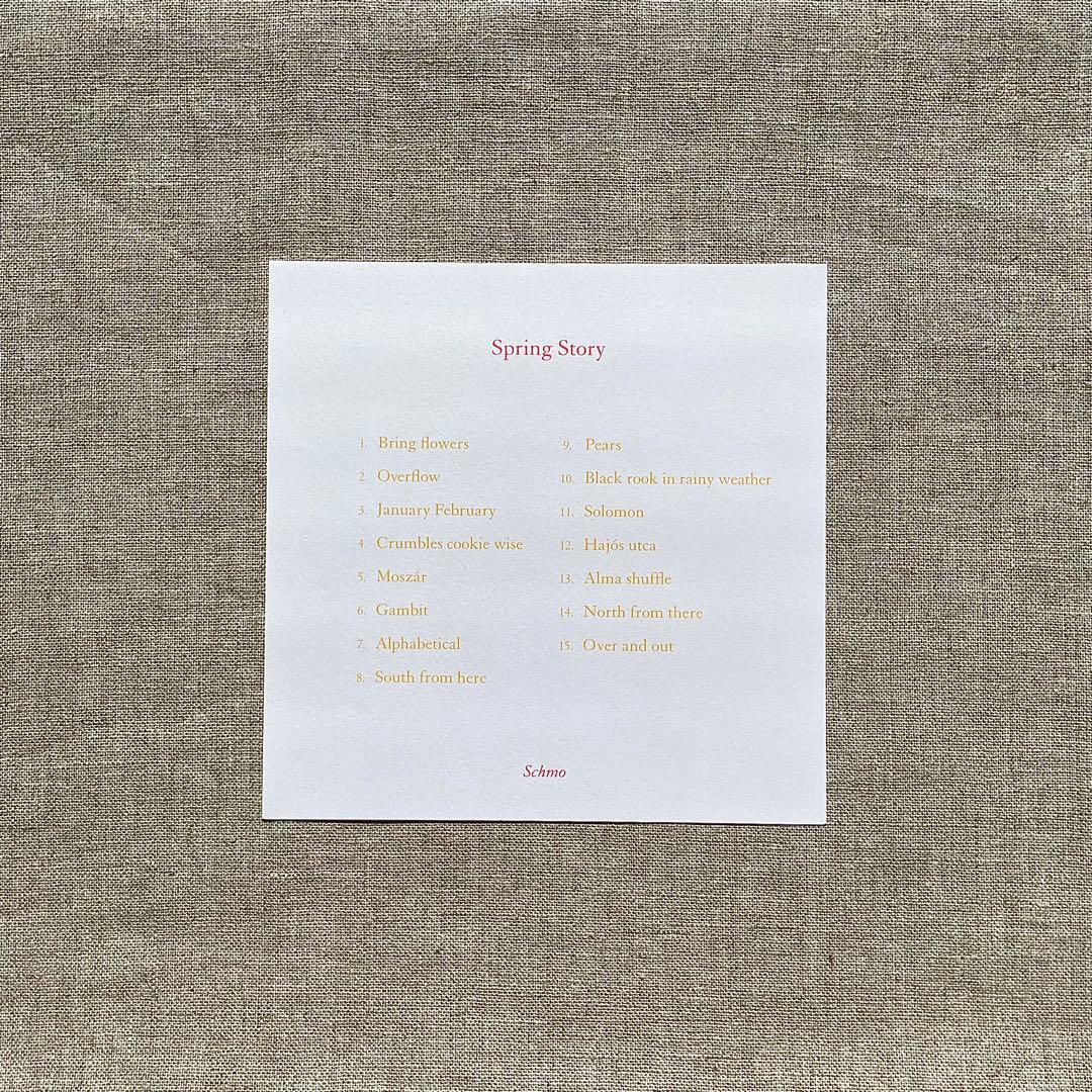 Schmo - Spring Story CD Japan Press 2020 Ambient Neo-Classical Flau FLAU82