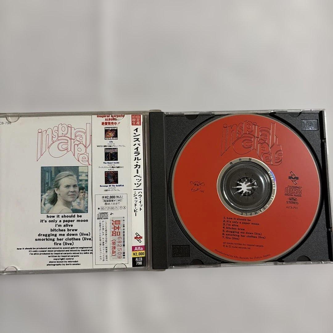 Inspiral Carpets How It Should Be CD Japan Press with Obi Limited Edition 1993