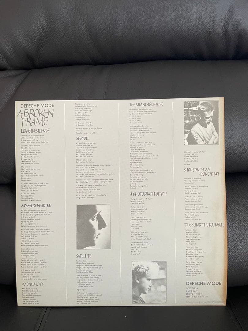 Depeche Mode A Broken Frame LP 1982 Japan Pressing P-11294 Synth Pop