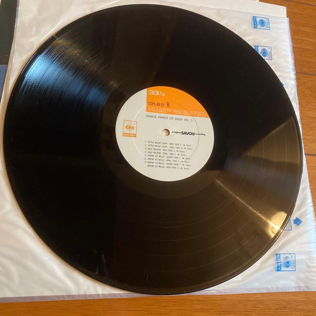Charlie Parker On Savoy Vol. 3 Japan LP Vinyl Record w/ Obi Insert Bebop Jazz