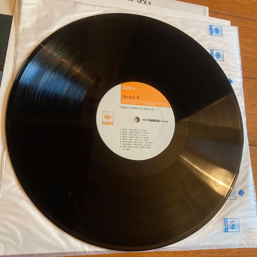 Charlie Parker On Savoy Vol. 3 Japan LP Vinyl Record w/ Obi Insert Bebop Jazz