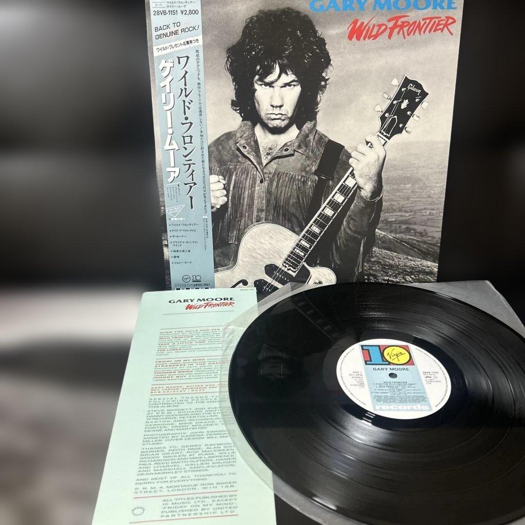 Gary Moore - Wild Frontier Vinyl LP 1987 Japan 28VB-1151 With Obi Hard Rock