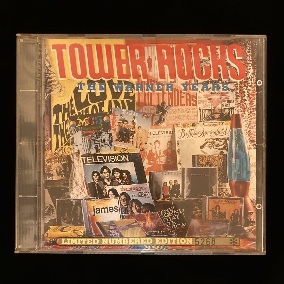 Various Artists Tower Rocks The Warner Years CD Limited Numbered Edition 1994