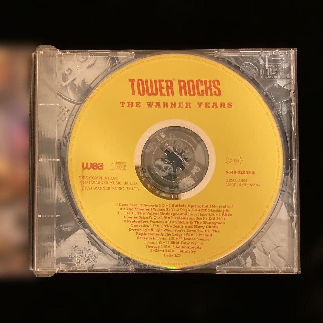 Various Artists Tower Rocks The Warner Years CD Limited Numbered Edition 1994