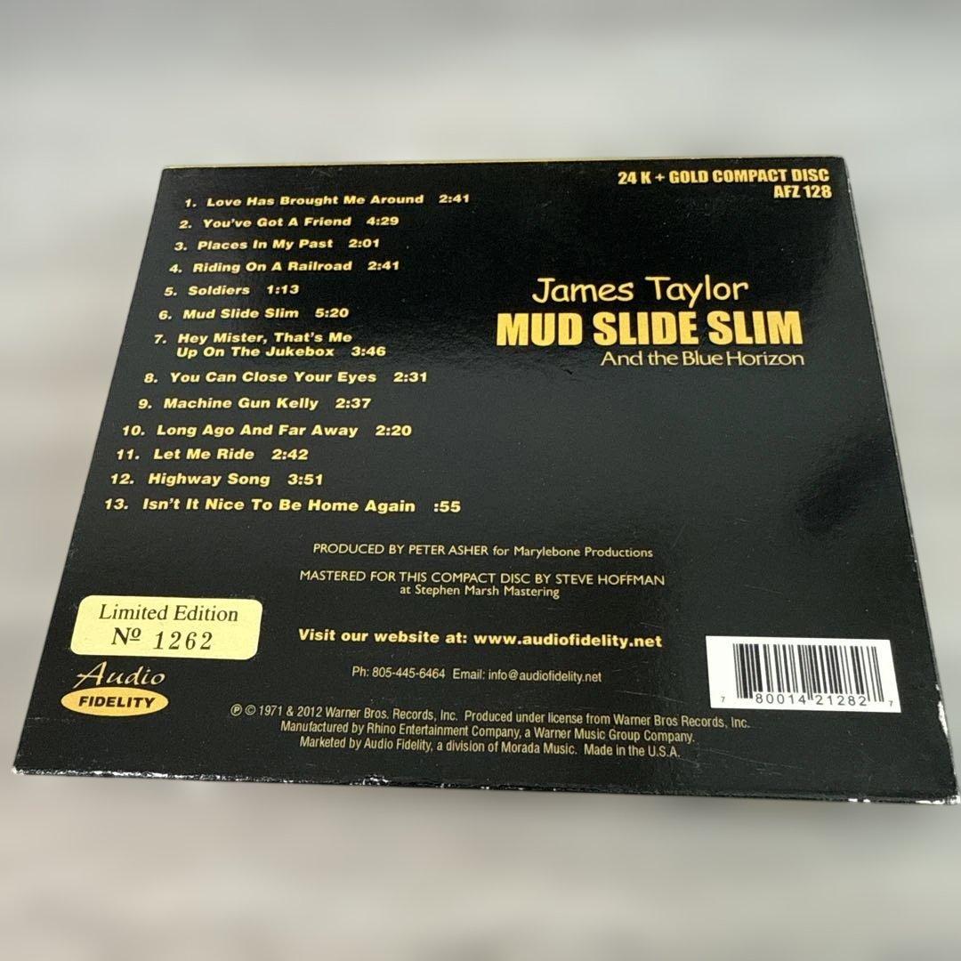 James Taylor Mud Slide Slim CD 24K Gold Limited Edition Numbered Audiophile