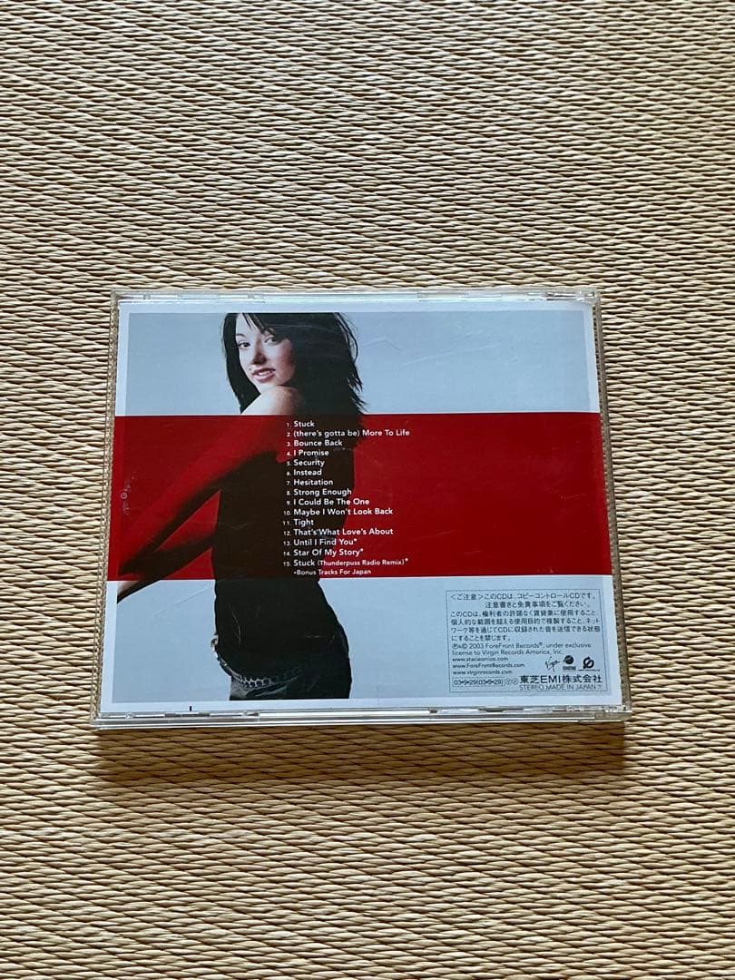 Stacie Orrico Self-Titled CD Japan Press 2003 Bonus Tracks Virgin Records