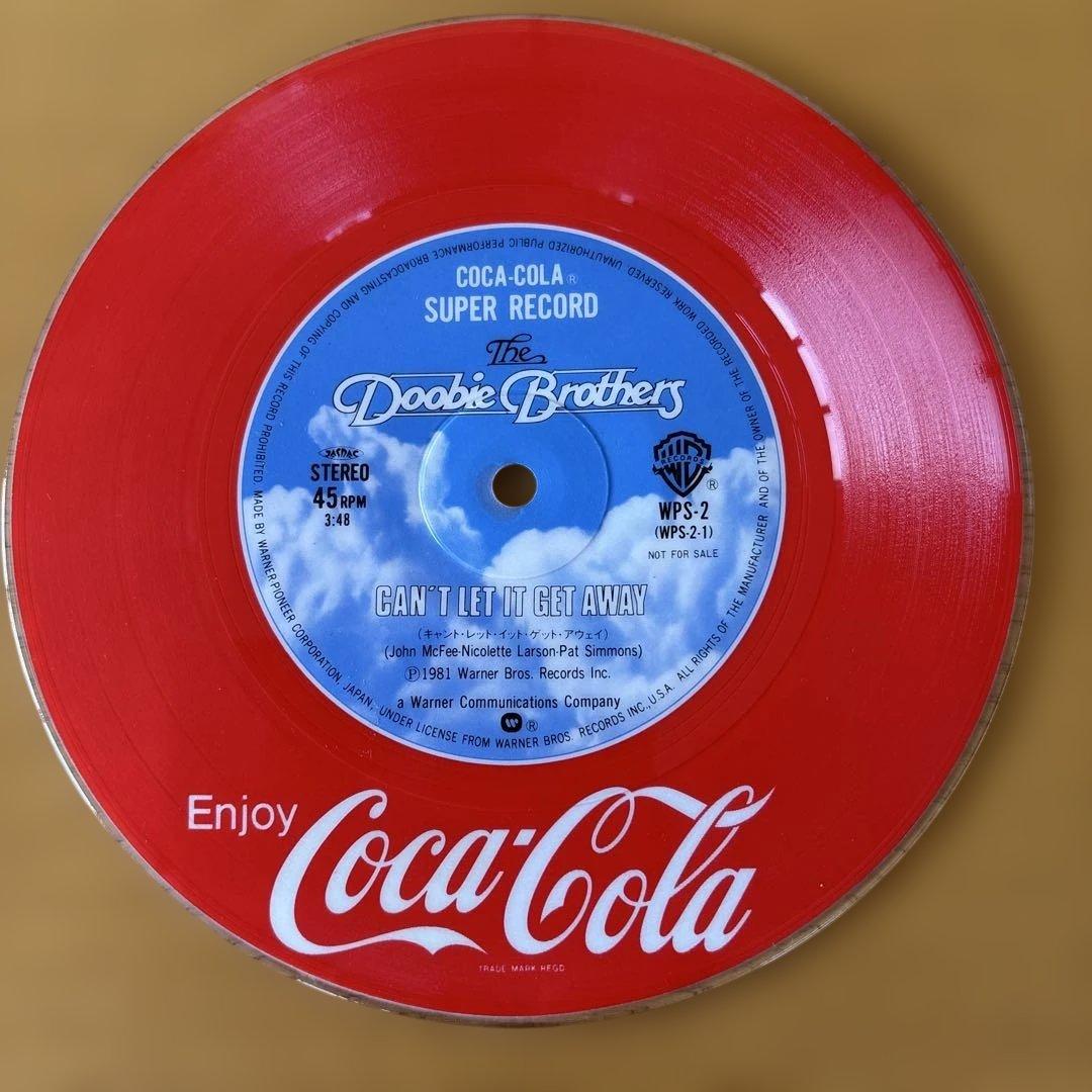 The Doobie Brothers - Can't Let It Get Away 7" Japan Coca-Cola Promo Red Vinyl