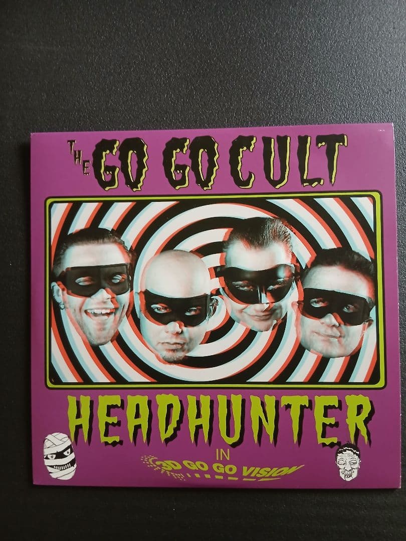 The Go Go Cult Headhunter 10" Vinyl LP Rare UK Psychobilly Limited Color