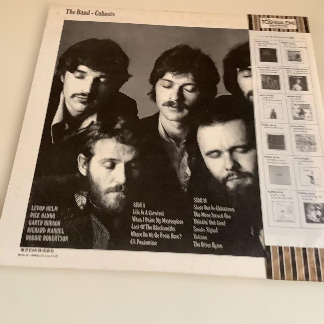 The Band - Cahoots Vinyl LP Record Japan Obi 1971 Classic Rock Capitol ECS-40139