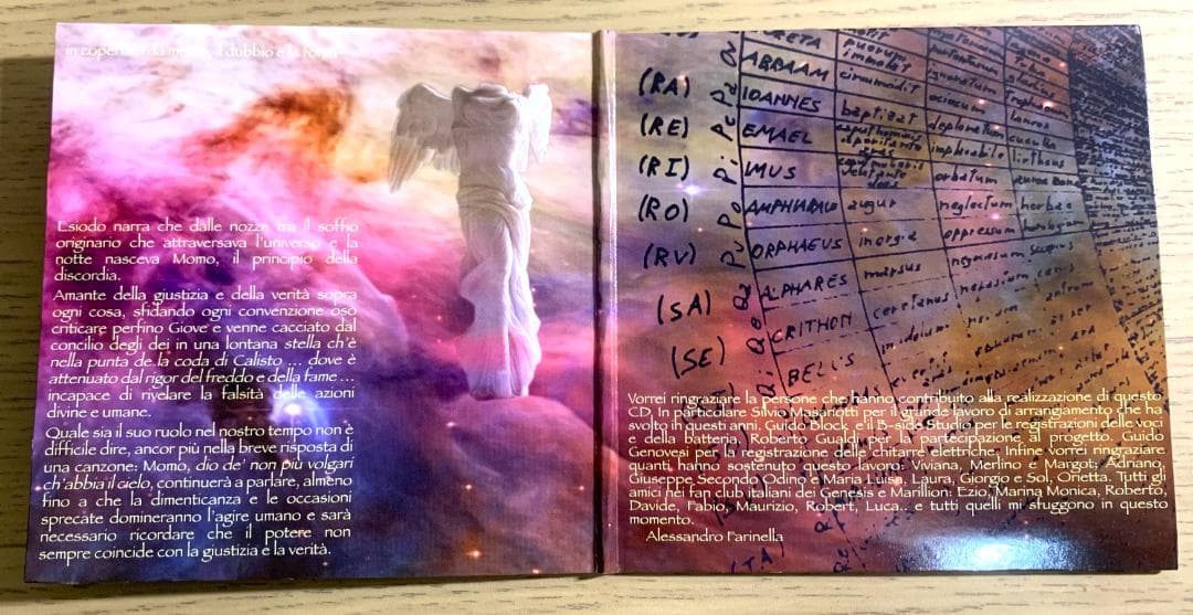 Alessandro Farinella - Momo CD, Italy Import, Symphonic Progressive Rock, 2007
