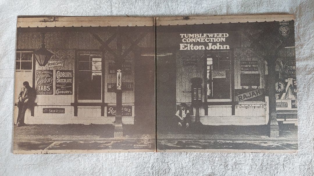 Elton John Tumbleweed Connection LP Japan 1971 Gatefold Rock Vinyl Record
