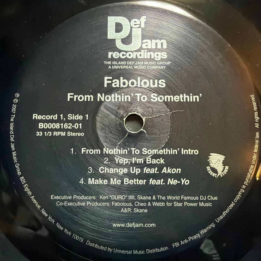 Fabolous - Ghetto Fabolous 2LP Vinyl Record Hip Hop Original 2001 US Pressing