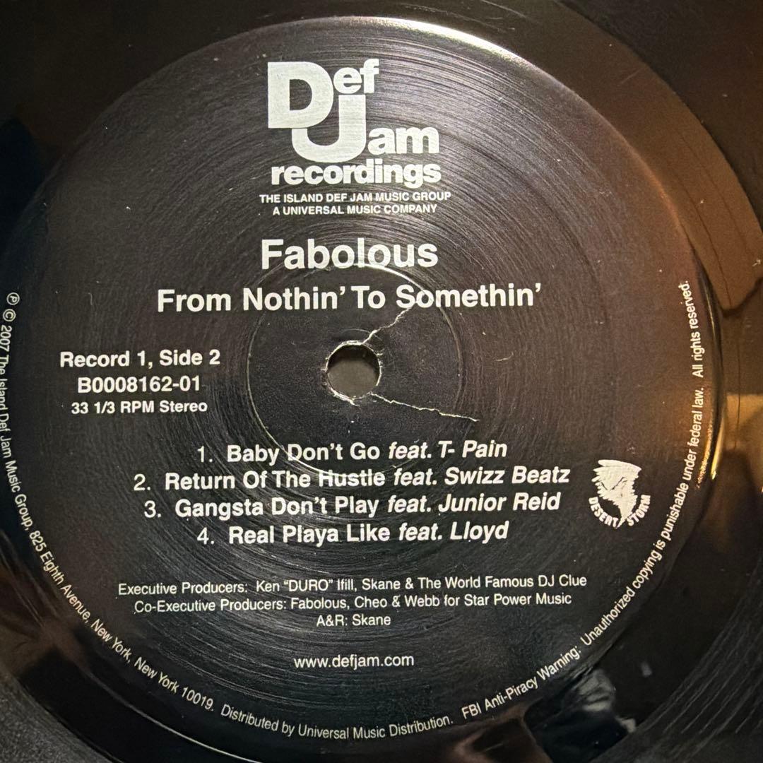 Fabolous - Ghetto Fabolous 2LP Vinyl Record Hip Hop Original 2001 US Pressing