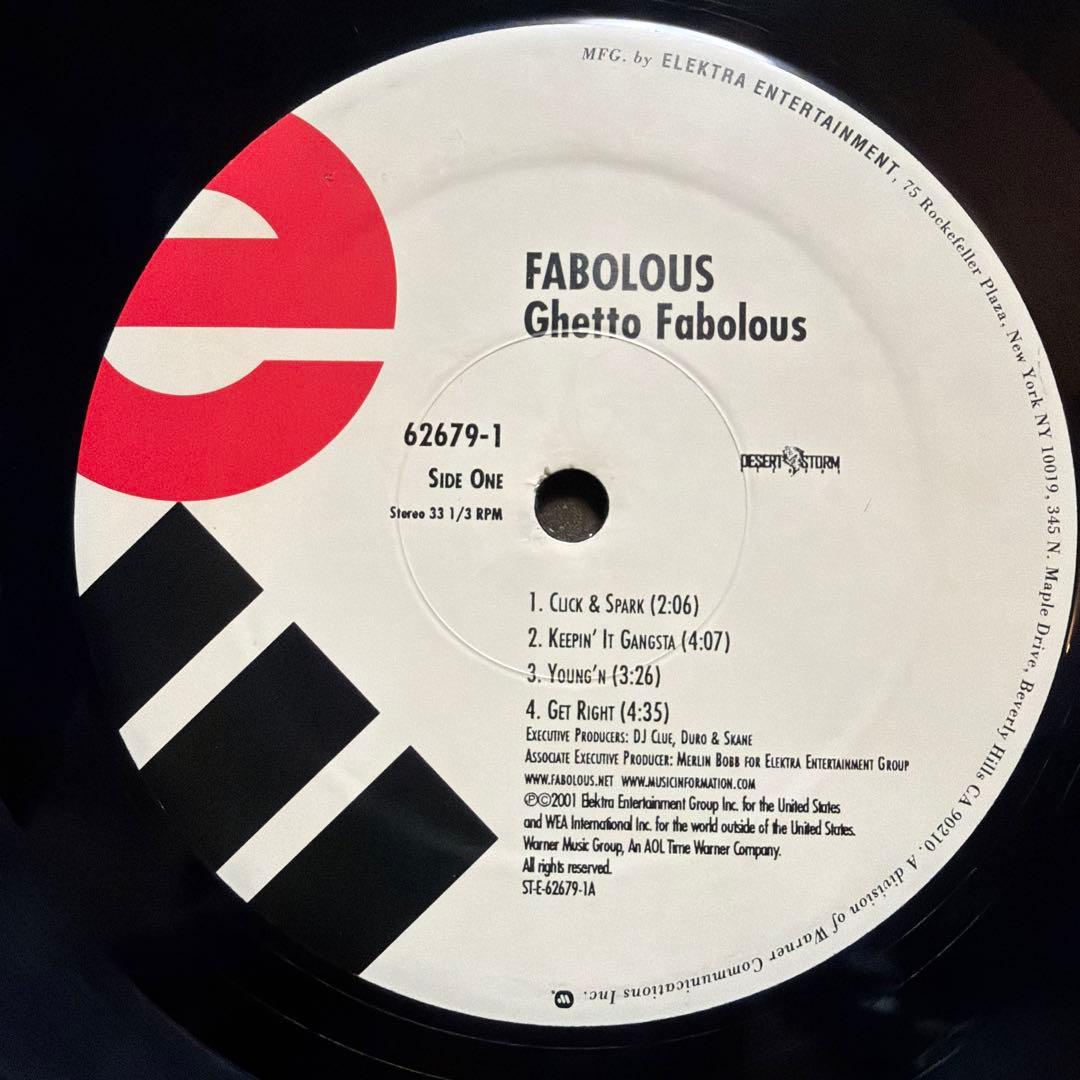 Fabolous - Ghetto Fabolous 2LP Vinyl Record Hip Hop Original 2001 US Pressing