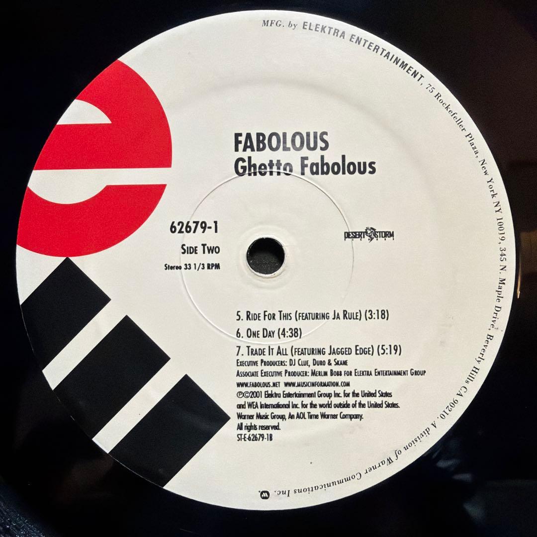 Fabolous - Ghetto Fabolous 2LP Vinyl Record Hip Hop Original 2001 US Pressing