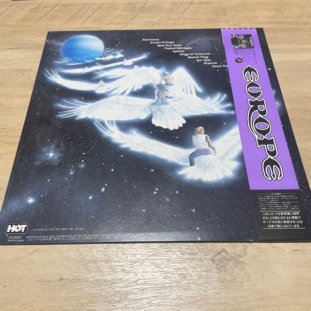 EUROPE Wings of Tomorrow Vinyl LP 1984 Japan Original Obi Included Victor VIL-60