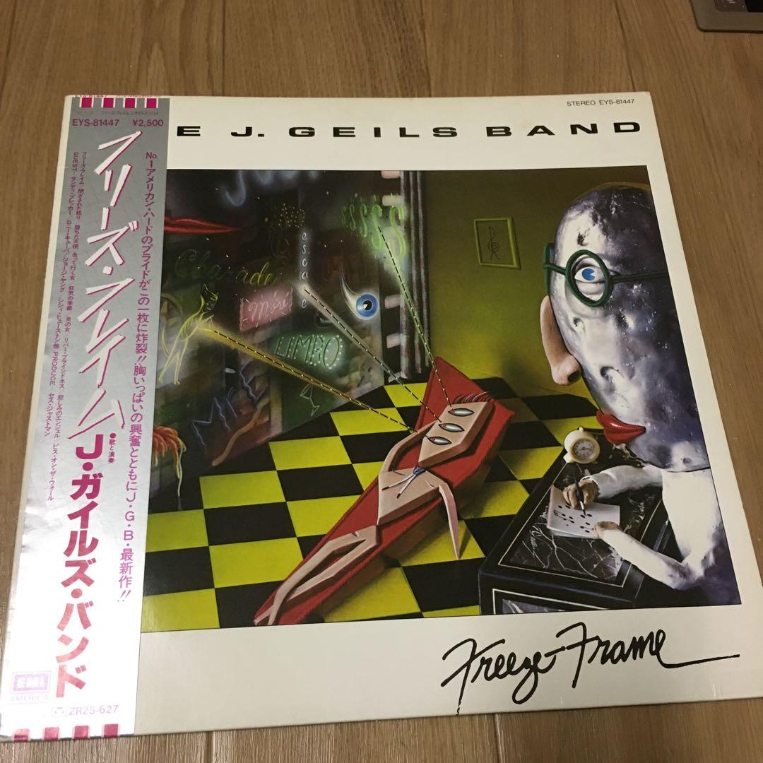 J. Geils Band - Freeze-Frame LP Japan Vinyl With Obi Insert Rock