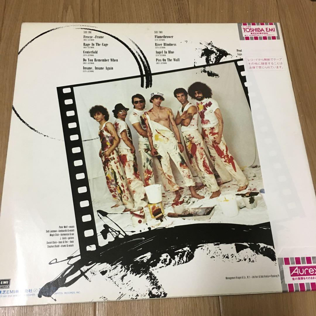 J. Geils Band - Freeze-Frame LP Japan Vinyl With Obi Insert Rock