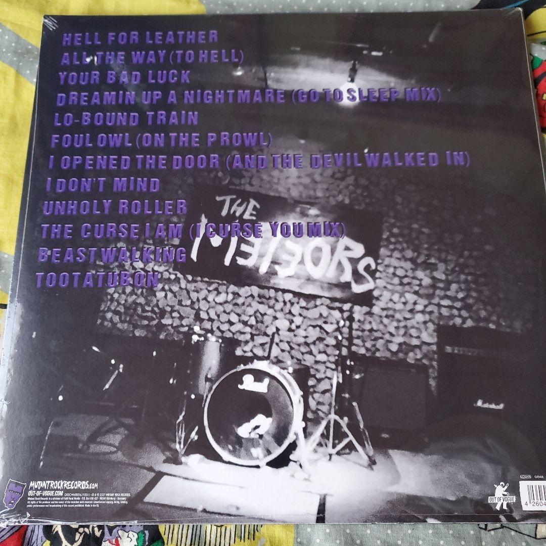 The Meteors - Dreamin' Up A Nightmare LP Limited Purple/White Pinwheel Vinyl