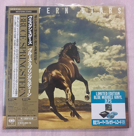 Bruce Springsteen - Western Stars 2LP Japan Limited Blue Marble Vinyl 2019