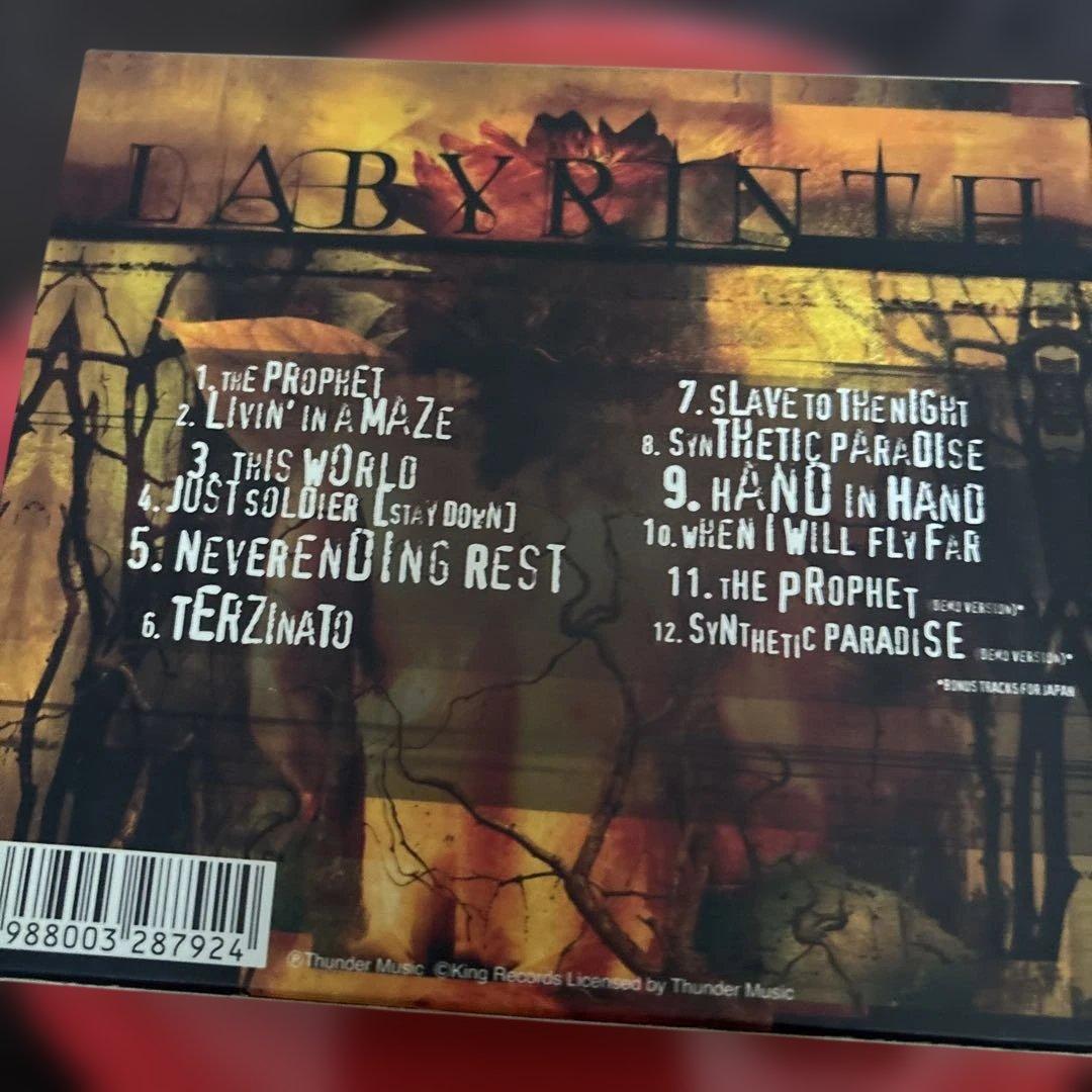 Labyrinth - Synthetic Paradise CD Japan Press 2003 with Slipcase