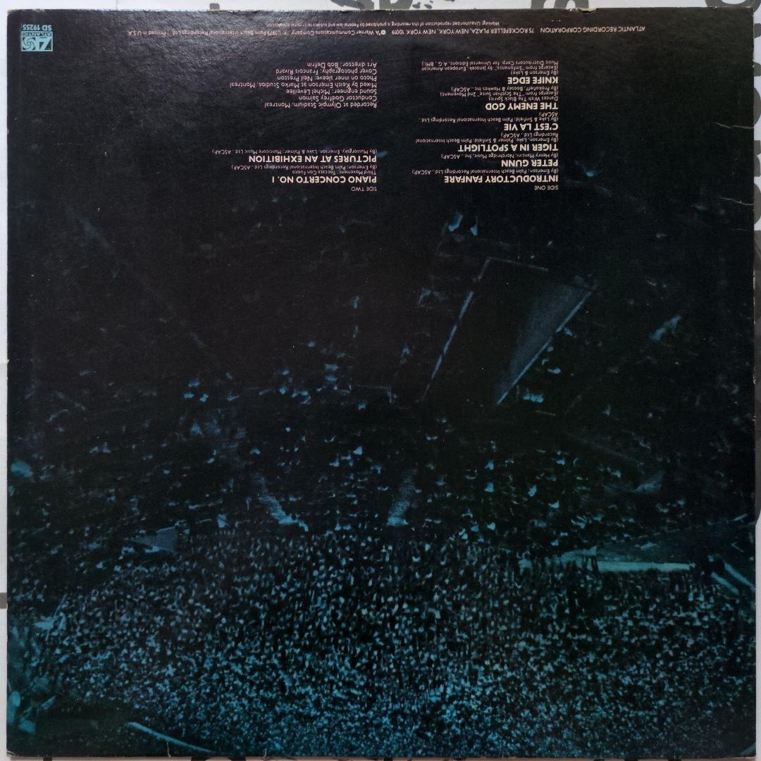 Emerson Lake & Palmer - In Concert Vinyl LP, 1979 Atlantic Progressive Rock