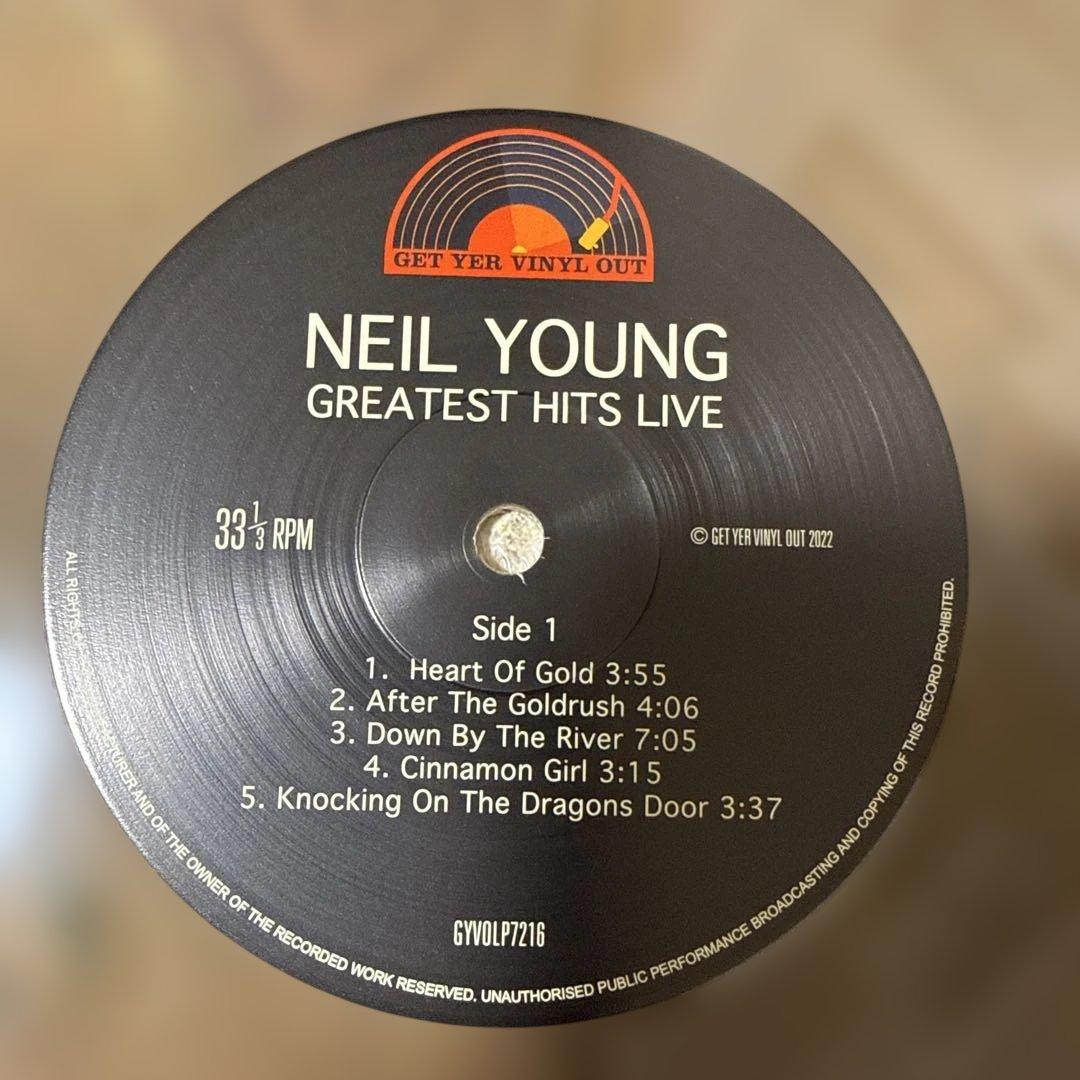 Neil Young - Greatest Hits Live Vinyl LP Import Japan