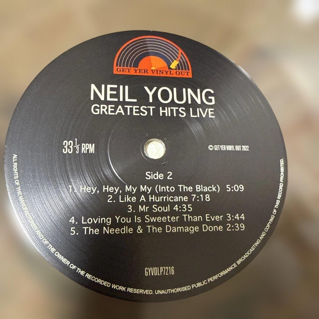 Neil Young - Greatest Hits Live Vinyl LP Import Japan
