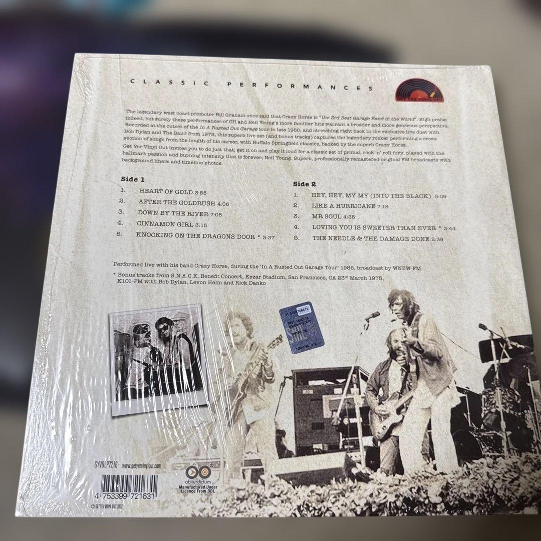 Neil Young - Greatest Hits Live Vinyl LP Import Japan