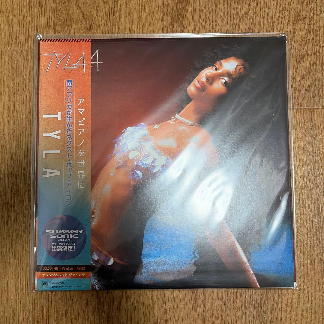Tyla Self-Titled Debut Album Vinyl LP Orange & Red Color Pressing Japan Obi