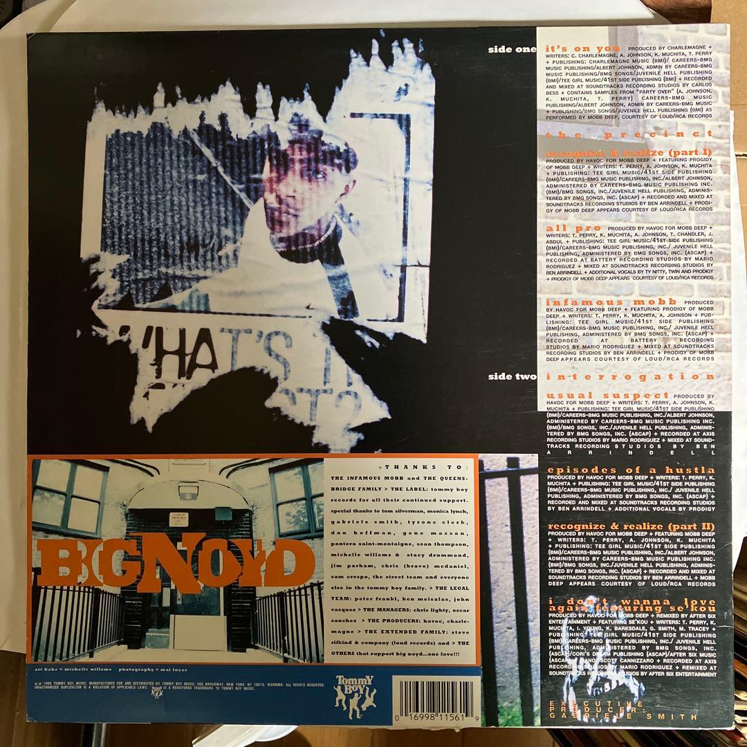 Big Noyd - Episodes Of A Hustla LP 1996 Tommy Boy Original Pressing Hip Hop