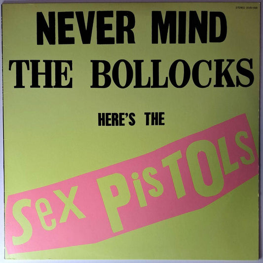 Sex Pistols Never Mind The Bollocks 1986 Japan Vinyl LP Punk Record 25VB-1068