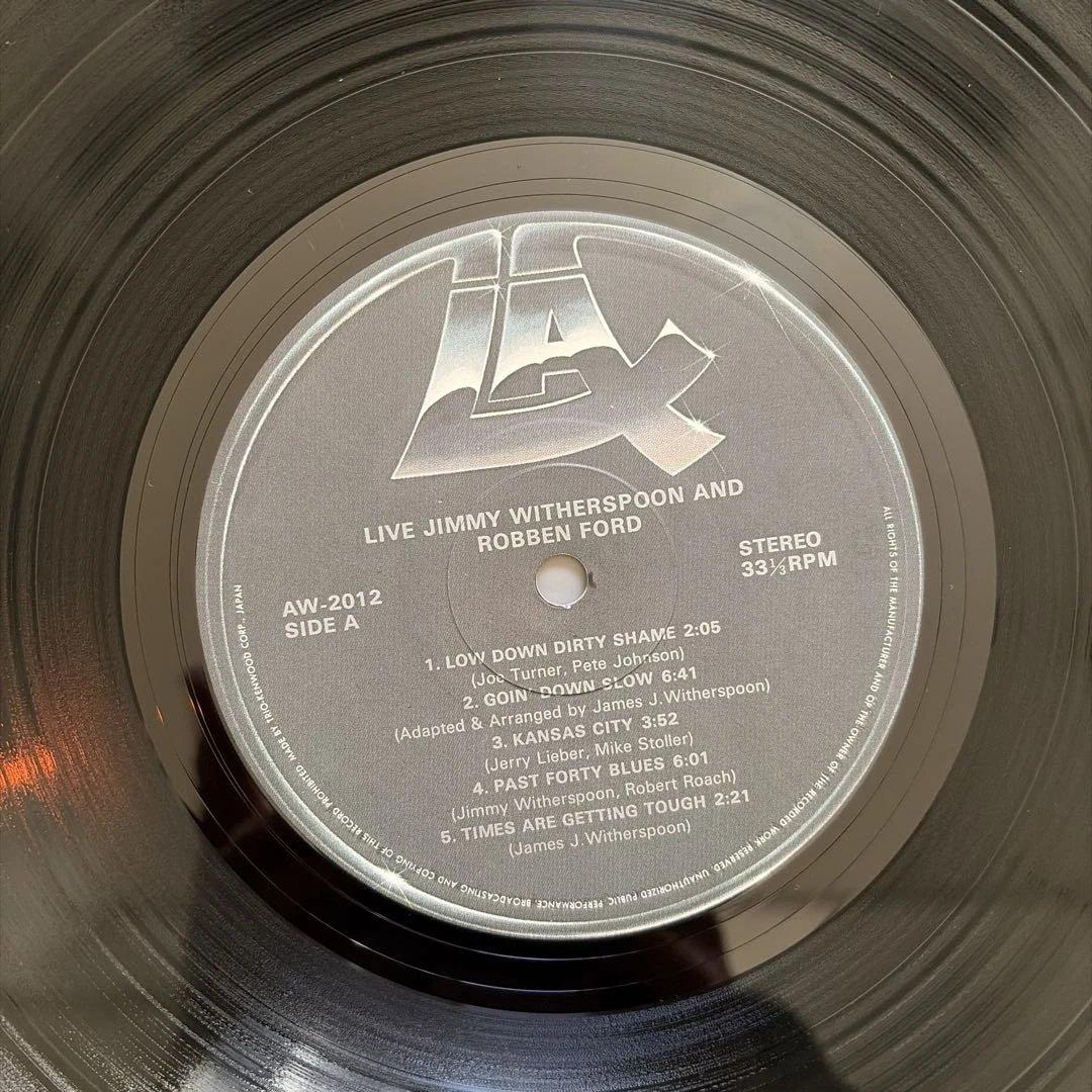 Live Jimmy Witherspoon & Robben Ford Vinyl Record Blues Album Used | Japansoundstore