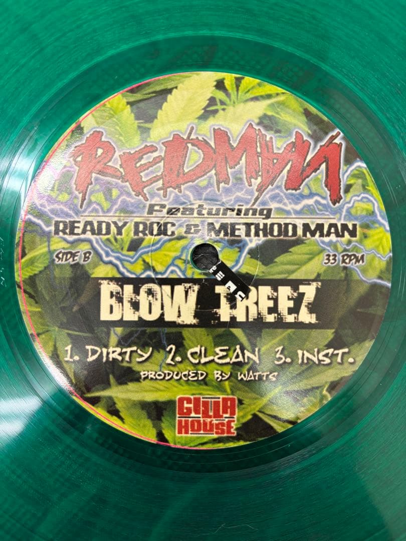 Redman Merry Jane 12" Clear Green Vinyl Snoop Dogg Nate Dogg Gilla House US Orig