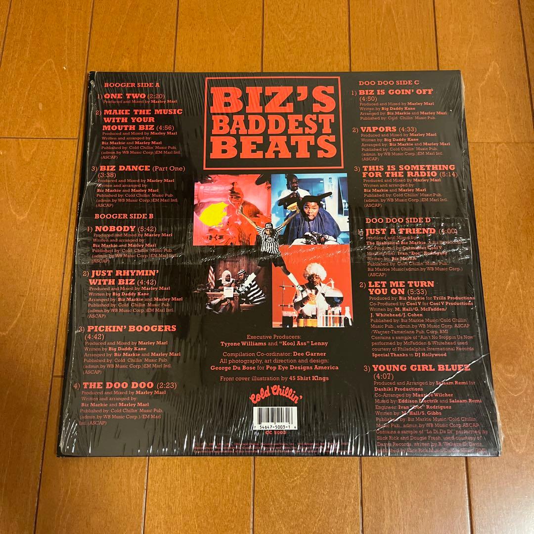 Biz Markie - Biz's Baddest Beats 2LP Hip Hop Compilation Cold Chillin'
