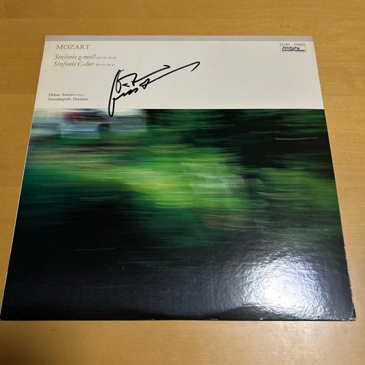 Mozart Symphonies 40 & 41 Otmar Suitner Staatskapelle Dresden Autographed Japan