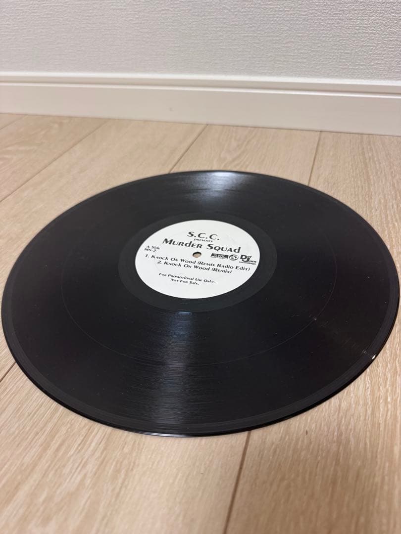 S.C.C. Presents Murder Squad - Knock On Wood Remix 12" Promo G-Rap Hip Hop