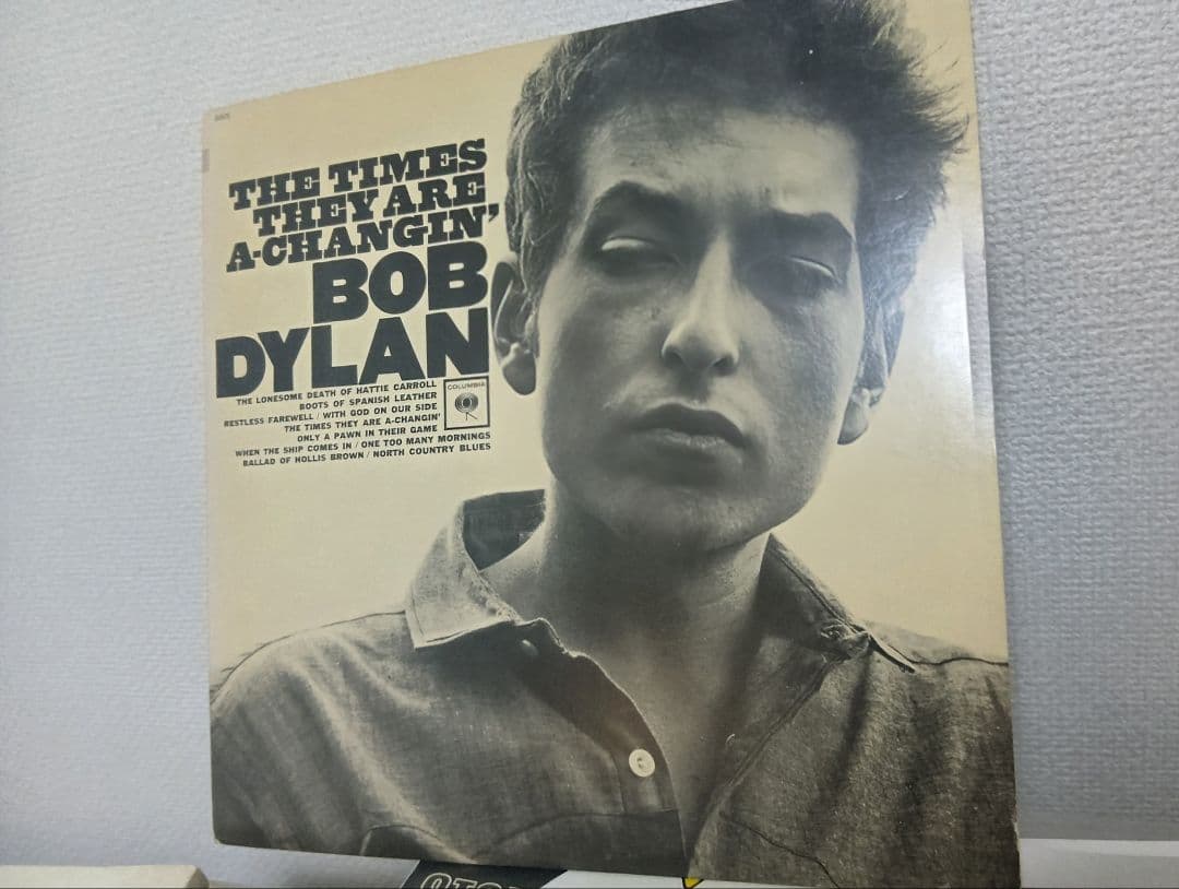 Bob Dylan The Times They Are A-Changin' Vinyl LP US Pressing Folk Classic