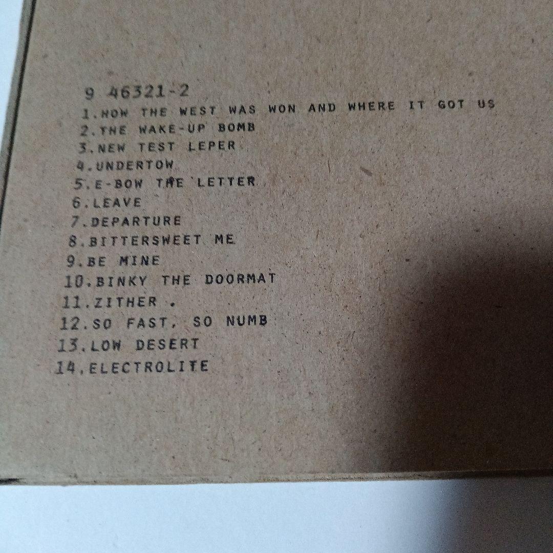 R.E.M. Adventures In Hi-Fi CD Japan Press Unique Die-Cut Cardboard Sleeve
