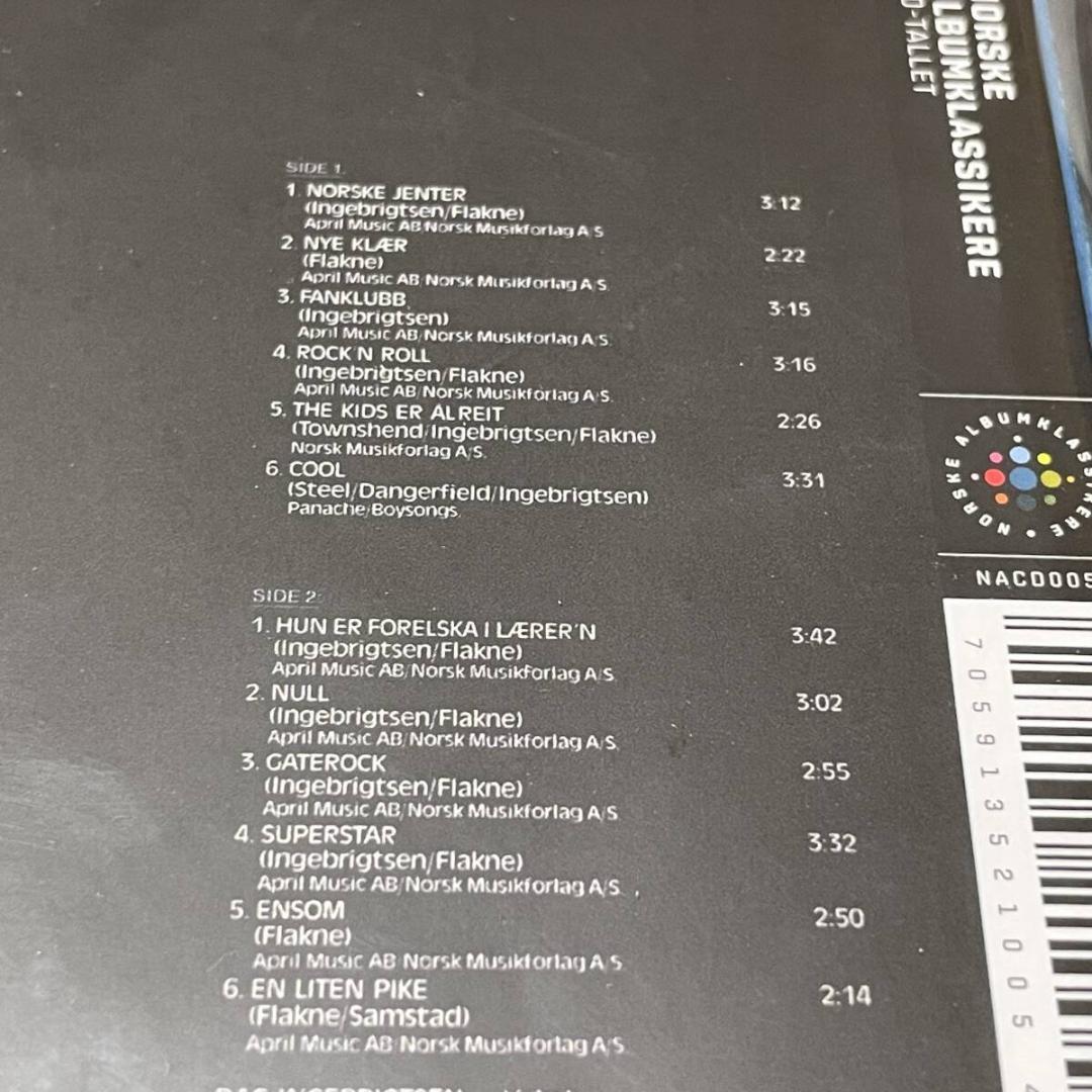 The Kids Norske Jenter CD Norske Albumklassikere Limited Edition Nordic Rock
