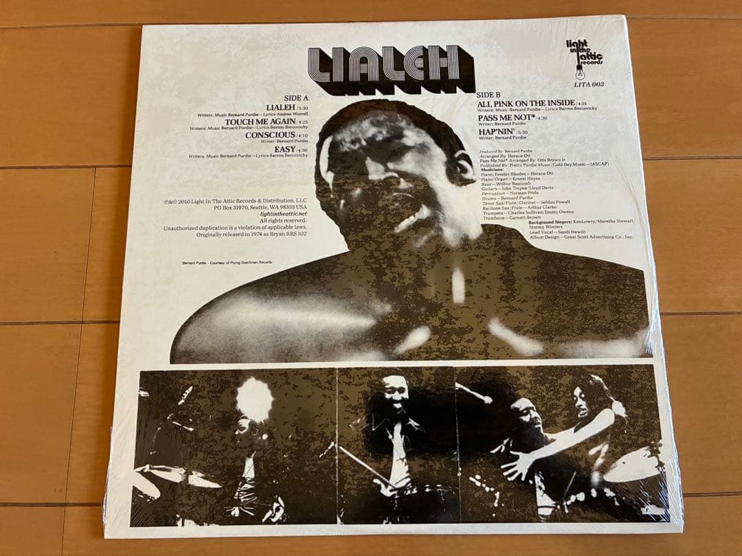 Bernard Pretty Purdie - Lialeh (OST) 180g Vinyl LP - Rare Soul Funk Reissue