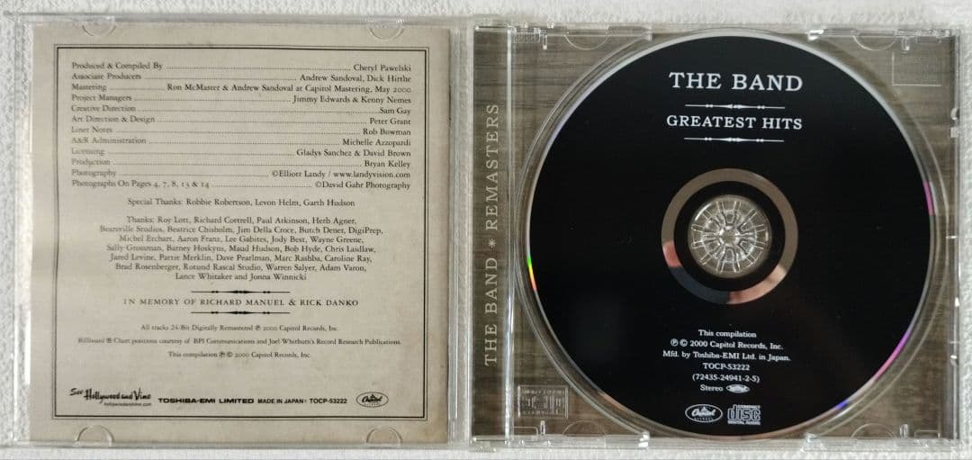 The Band - Greatest Hits CD Japan Press, with OBI, Limited Edition 2000/2002