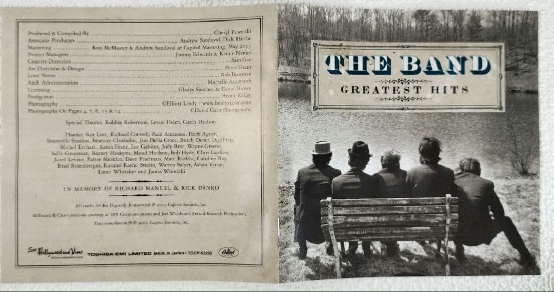 The Band - Greatest Hits CD Japan Press, with OBI, Limited Edition 2000/2002