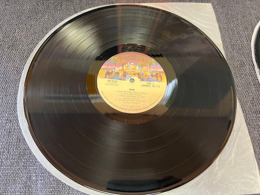 KISS Alive! 2LP Japan Original Pressing w/ Obi Vinyl Record Hard Rock 1975