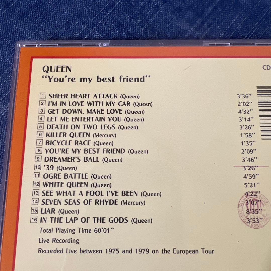 QUEEN - You're My Best Friend Live - Import CD - 1992 Sarabandas Release
