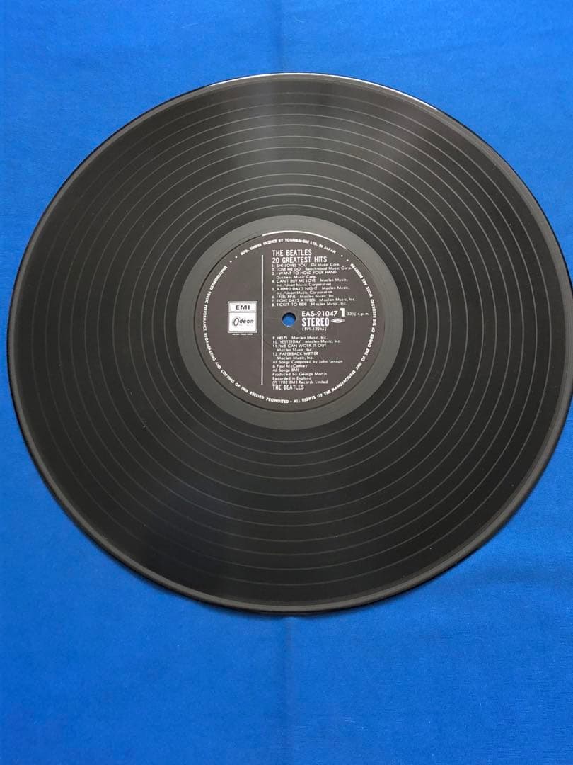 The Beatles - 20 Greatest Hits LP Japan Pressing Vinyl Album EAS-91047