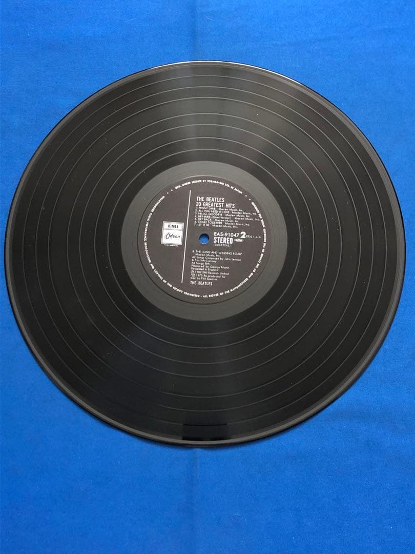 The Beatles - 20 Greatest Hits LP Japan Pressing Vinyl Album EAS-91047